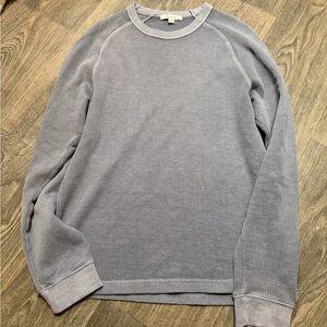 Madewell Men's Blue Crewneck Sweater